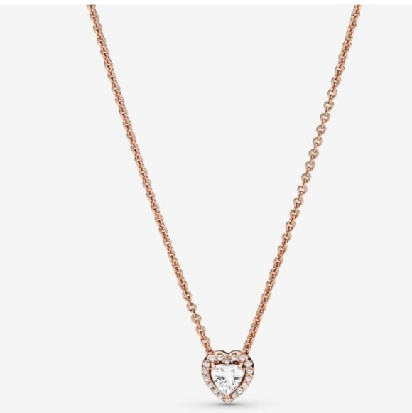 Pandora Jewelry - Pandora Sparkling Heart Collier Necklace